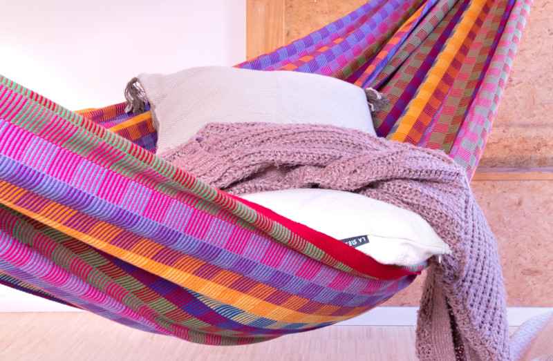 Αιώρα Πανί από Οργανικό Βαμβάκι FLORA FLOWERS La Siesta